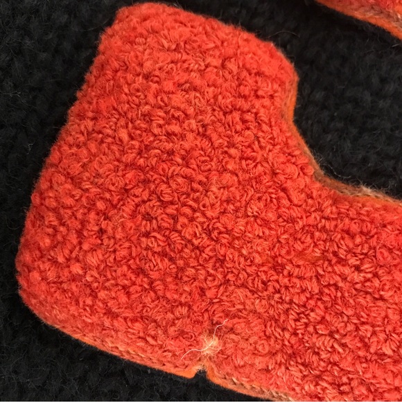 SOLD:  1940’s Highland Knitting Mills Wool Varsity College Letter Sweater - Picture 7 of 16